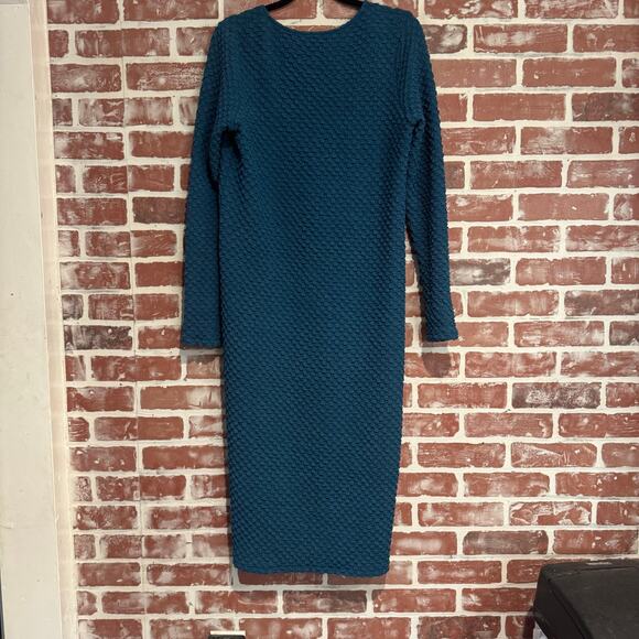 Dolan Anthro Left Coast Collection Blue Textured Knit Duster Cardigan Small - Picture 2 of 9